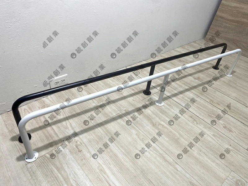 ㄇ型桿 鎖牆ㄇ桿 吊衣桿-(消光黑/珍珠米白)